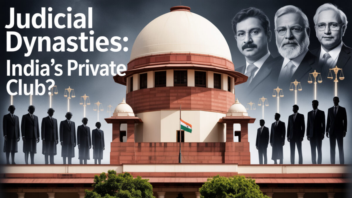 Judicial dynasties india's private club