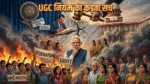 Supreme Court scrutiny of UGC Equity Regulations 2026 with Indian students and university campus in background
